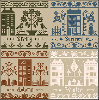 Monochromatic Seasons - Winter Thread Kit